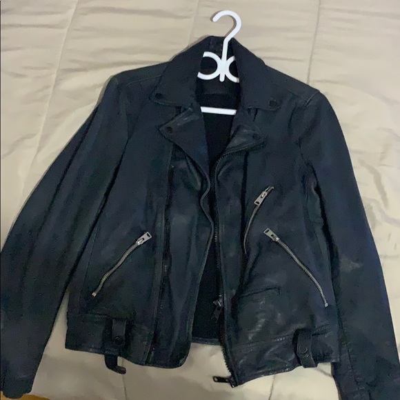 All Saints men’s leather jacket size: XS - Picture 1 of 3